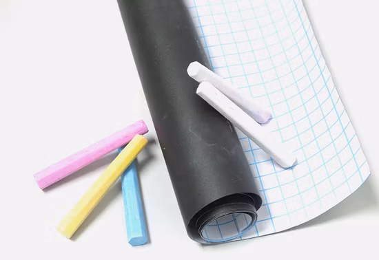 Removable Peel and Stick Kids Chalkboard Wallpaper Decal Blackboard Sticker