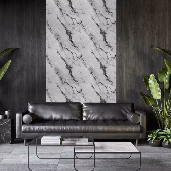 Adesivo de parede 3D papel de parede de design italiano papel de parede PVC painel de plástico