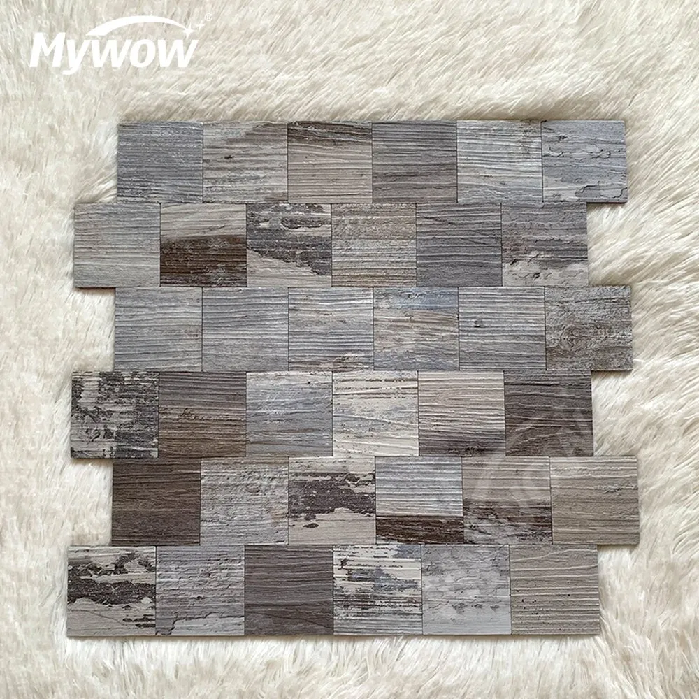 Faça você mesmo descascar e colar azulejo de parede 3D adesivo mosaico para decoração