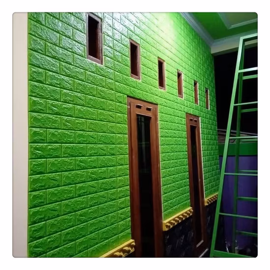 Novos adesivos de parede faça você mesmo tijolo adesivo de parede folhas decorativas anti-colisão 3d espuma papel de parede adesivo para cozinha sala de estar quarto